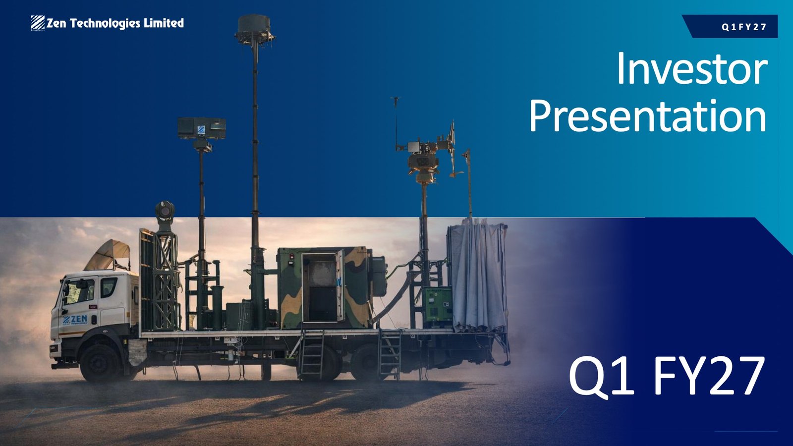 Zen Technologies Q1 FY27 Results