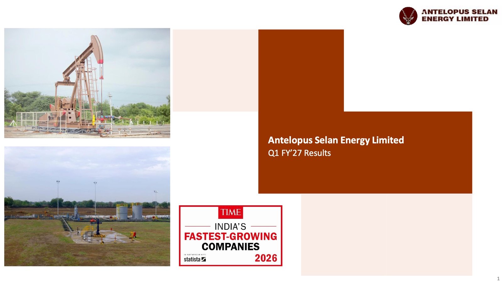 Antelopus Selan Energy Q1 FY27 Results