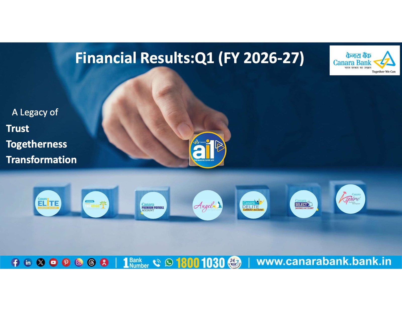 Canara Bank Q1 FY27 Results