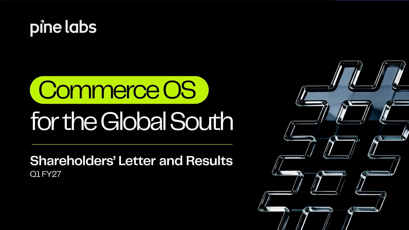 Pine Labs Q1 FY27 Results