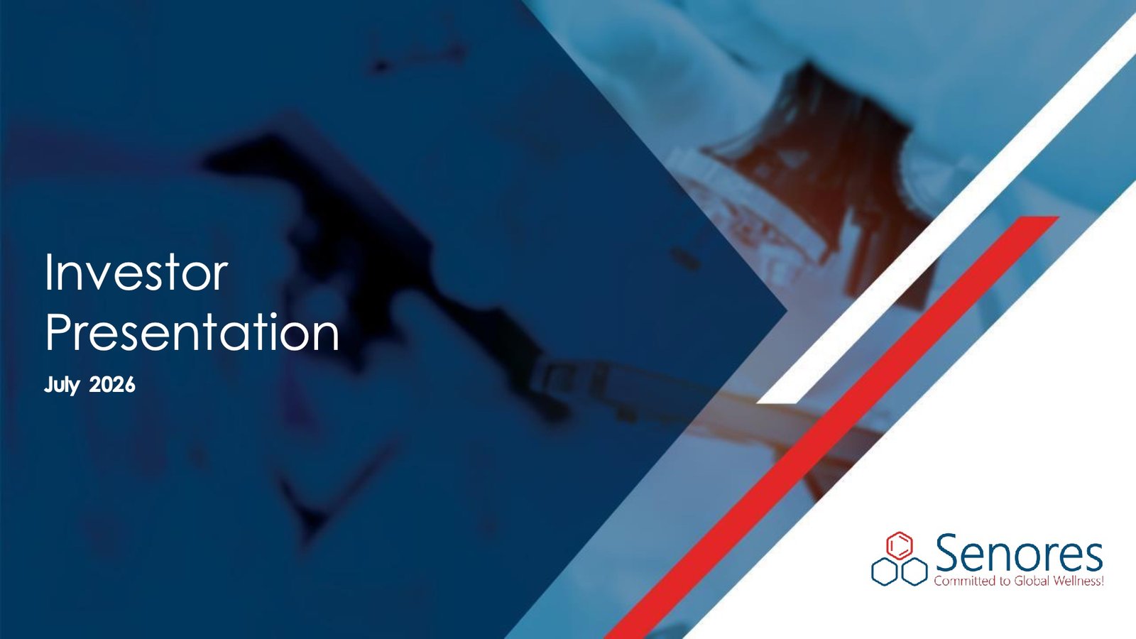 Senores Pharmaceuticals Q1 FY27 Investor Presentation