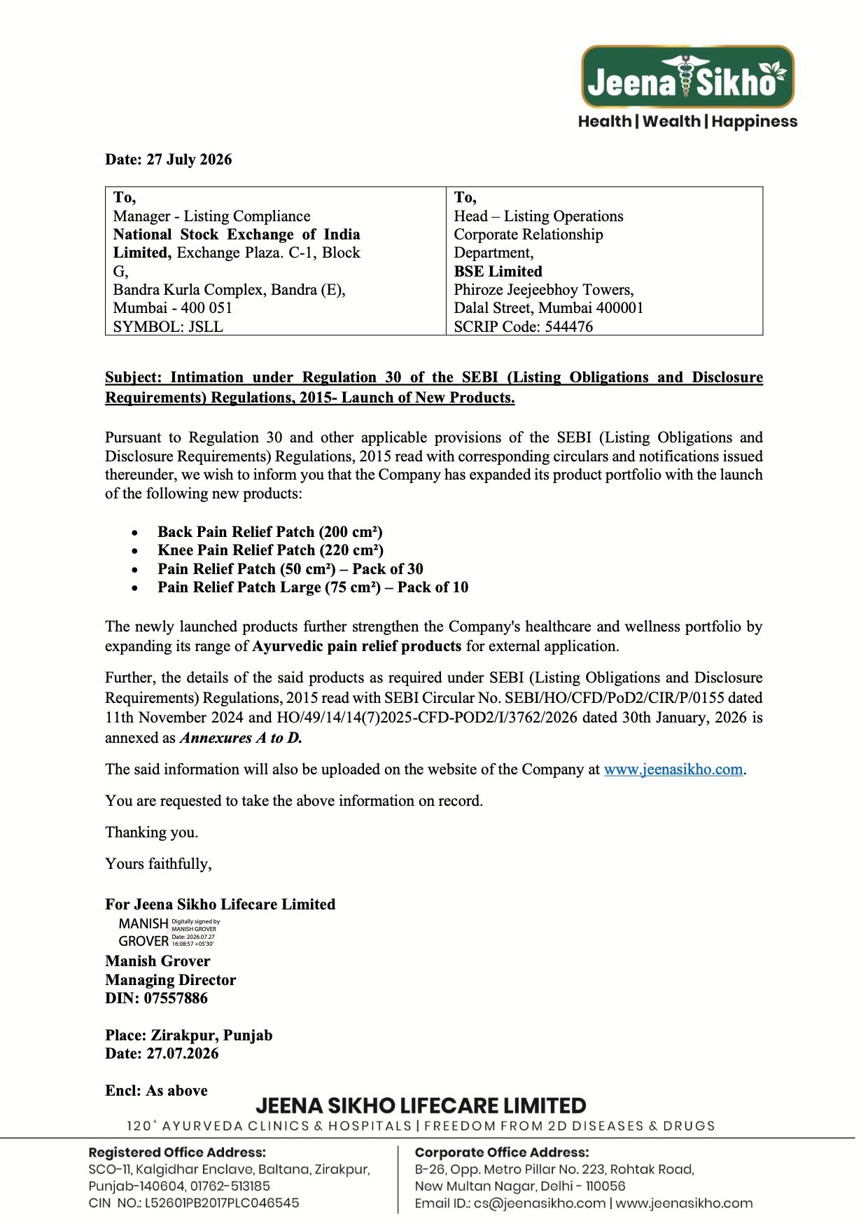     Jeena Sikho Lifecare