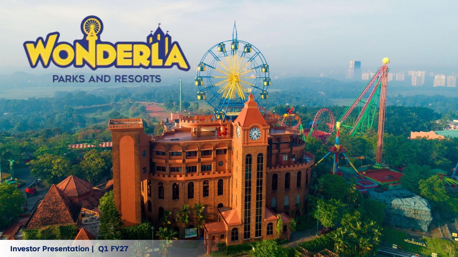 Wonderla Q1 FY27 Results: Revenue Jumps 44%, Footfall Crosses 12.3 Lakh on Strong Park Performance Wonderla Q1 FY27 Results